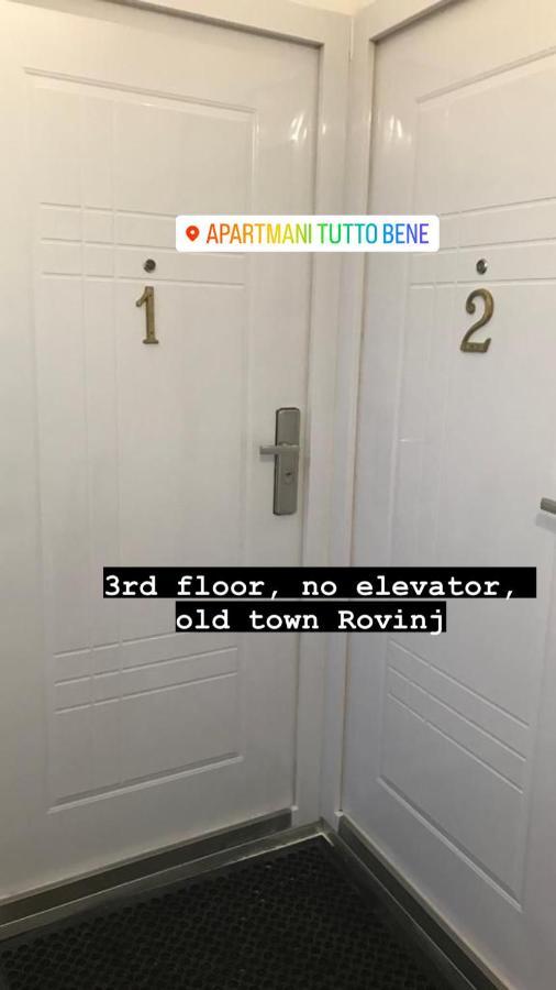 Apartman Tutto Bene Rovinj Exterior foto